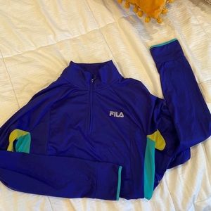 fila workout long sleeve shirt